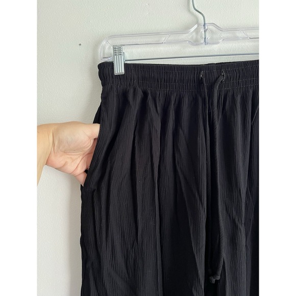 Alfred Dunner Pants Black 16 Lightweight Classic Stretch Waist Beach‎ Flow - Picture 3 of 10